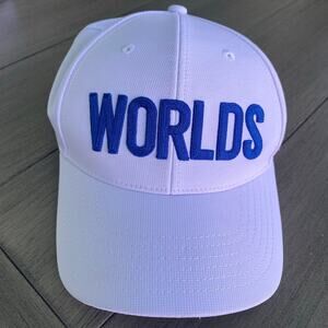 US Kids Golf World Championships 2023 Hat • White • Blue Embroidery • Adjustable